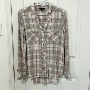 RW&CO Plaid Tunic Long Sleeves